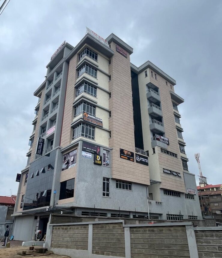 Ongoing lift installation at Ruaka, Nairobi, enhancing accessibility and convenience for residents and businesses.